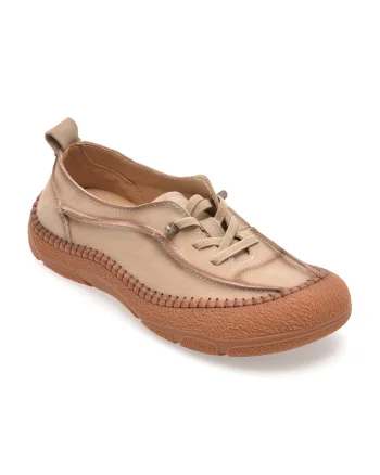 Pantofi sport GRYXX bej, WM06, din nabuc