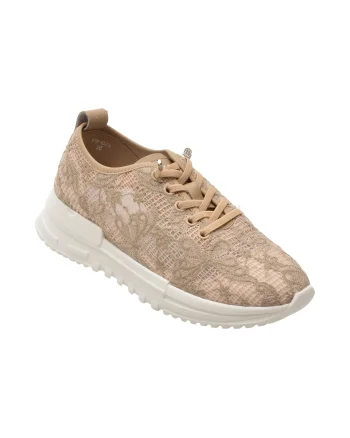 Pantofi sport FLAVIA PASSINI bej, WM02, din material textil