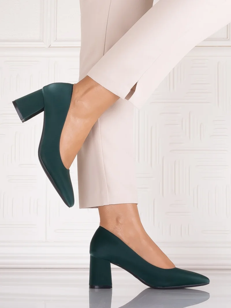 Pantofi eleganti Verzi dama din Piele Ecologica Arriba