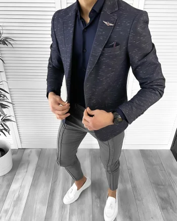 Sacou barbati slim fit 10202 P18-1.1