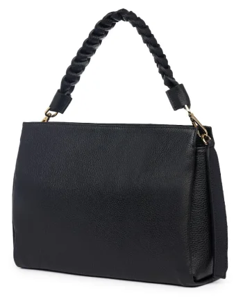 Geanta dama din piele naturala Natalia neagra