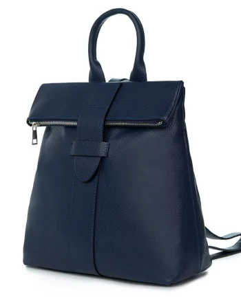 Rucsac din piele naturala Ricardo bleumarin