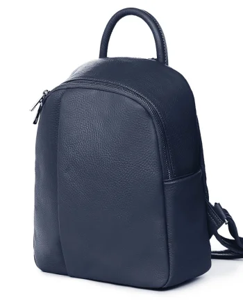 Rucsac din piele naturala Angelo bleumarin