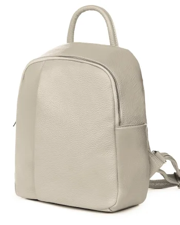 Rucsac din piele naturala Angelo gri