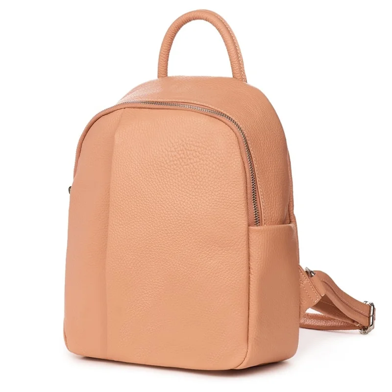 Rucsac din piele naturala Angelo roz