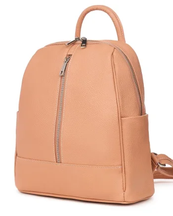 Rucsac din piele naturala Silvio roz
