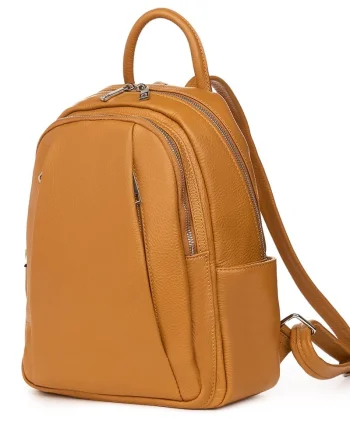 Rucsac din piele naturala Thomas coniac