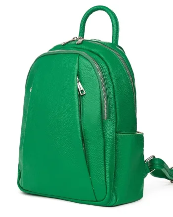Rucsac din piele naturala Thomas verde