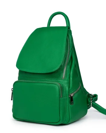 Rucsac din piele naturala Amadeus verde