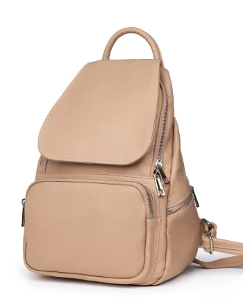 Rucsac din piele naturala Amadeus roz