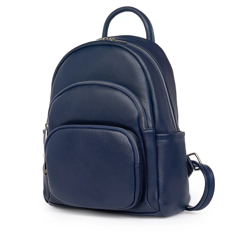 Rucsac din piele naturala Alghero bleumarin