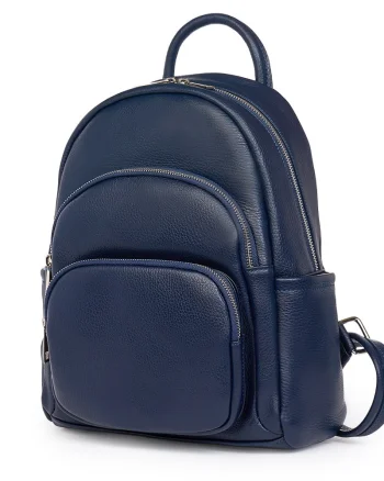 Rucsac din piele naturala Alghero bleumarin