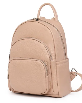 Rucsac din piele naturala Alghero roz