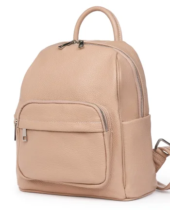 Rucsac din piele naturala Vicenzo roz