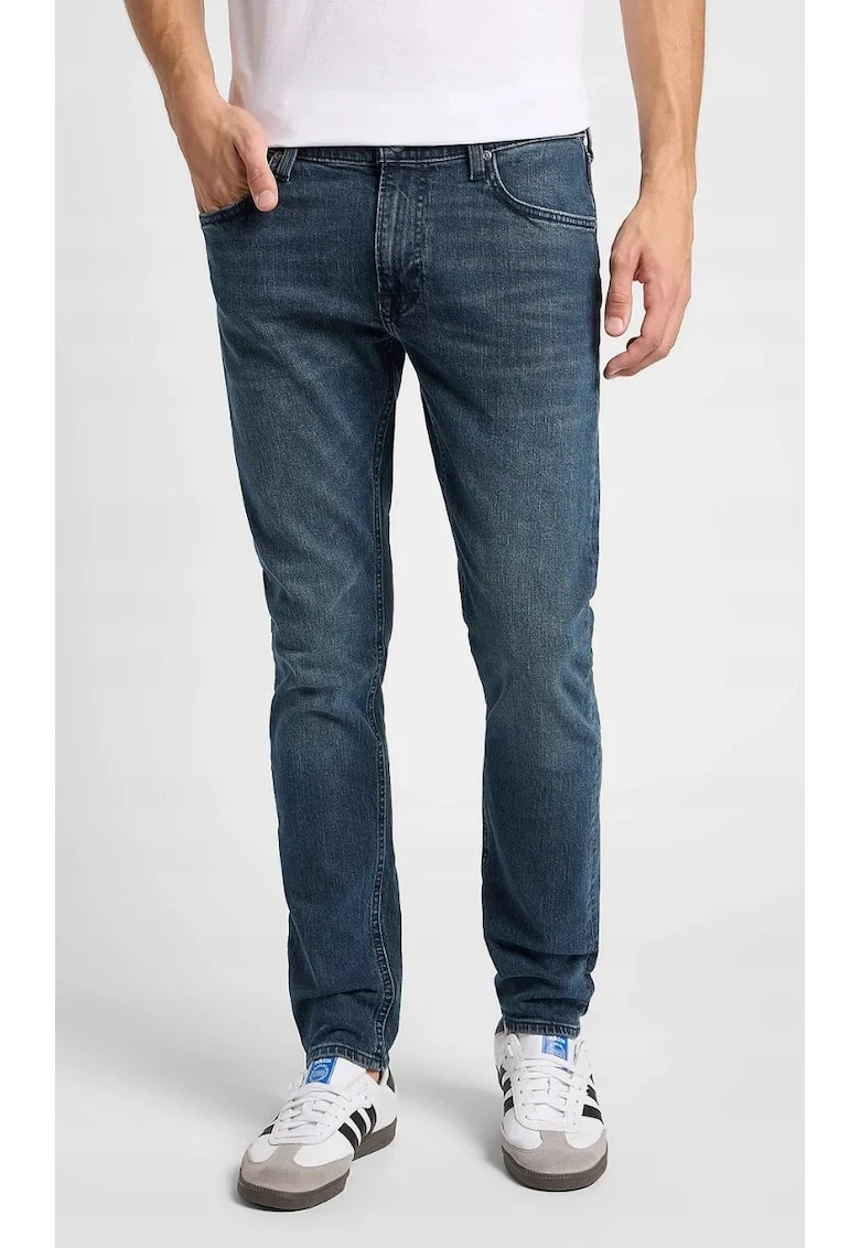 Blugi barbatesti  Luke Holland, bumbac/elastan, albastru