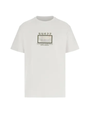 Tricou din amestec de modal cu decolteu la baza gatului