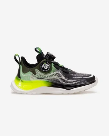 Sneakers baieti Dragonfly negri