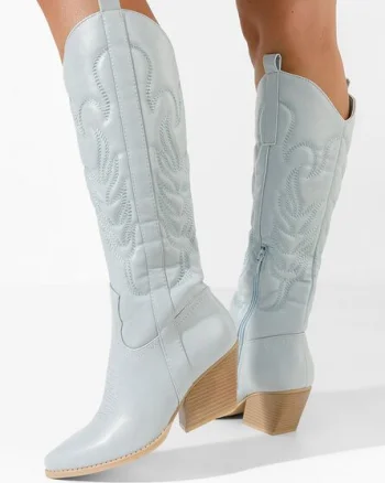 Cizme cowboy dama Alastrina bleu