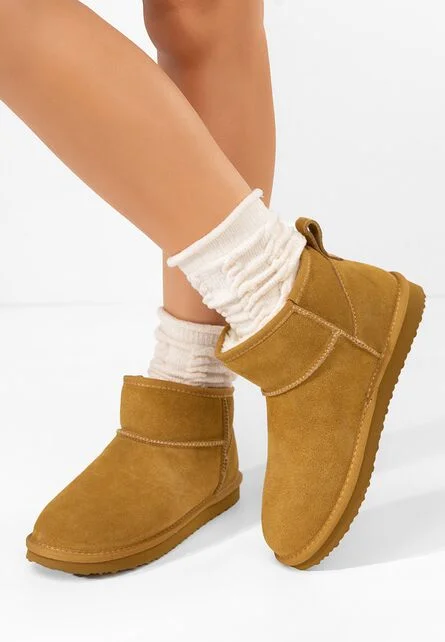 Cizme tip ugg Crisea V3 camel