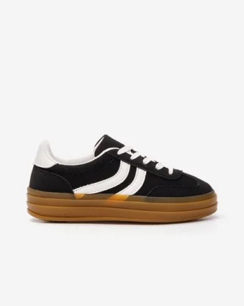 Sneakers baieti Whitley negri