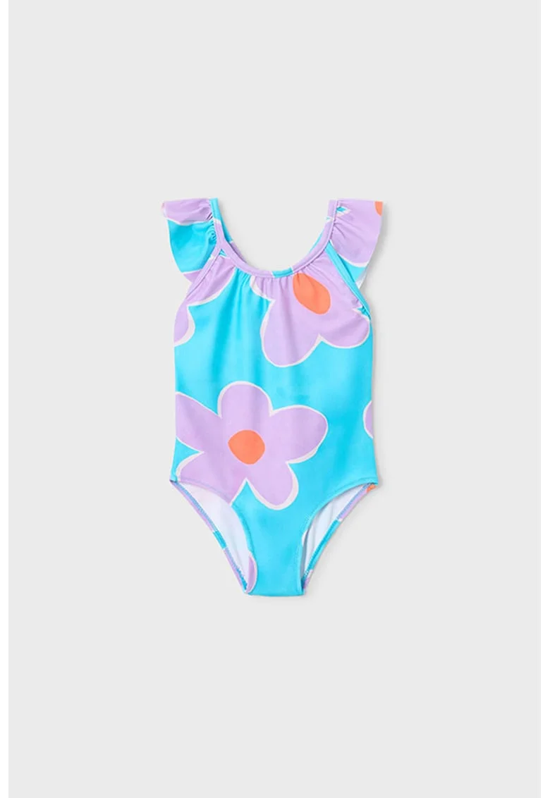 Costum de baie intreg cu model floral