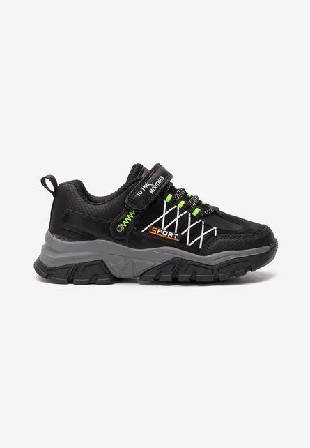 Sneakers baieti Blingo negri