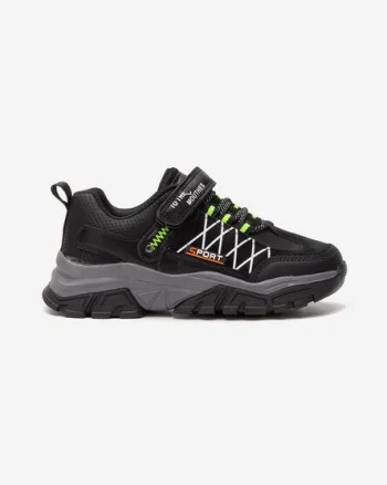 Sneakers baieti Blingo negri