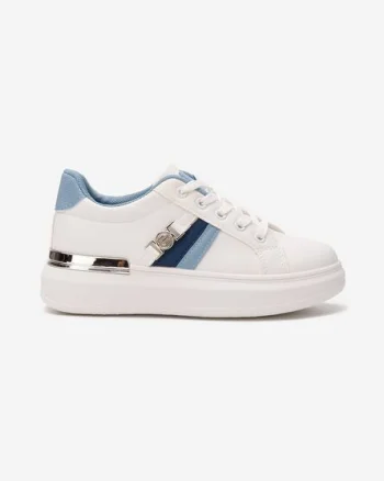 Sneakers copii Kluno albi