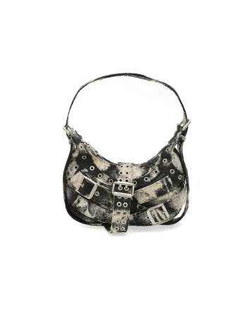 Geanta DESIGUAL neagra, SAXA19, din material textil