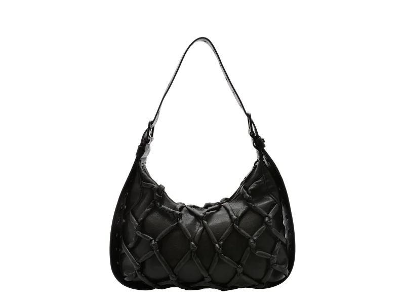 Geanta DESIGUAL neagra, SAXP50, din piele ecologica