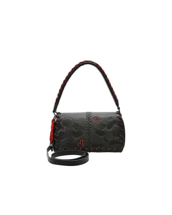 Geanta DESIGUAL neagra, SAXP85, din piele ecologica