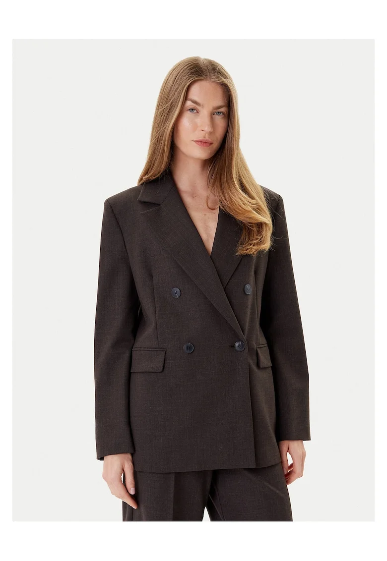Sacou dama,  model BLACKBOARD, negru,