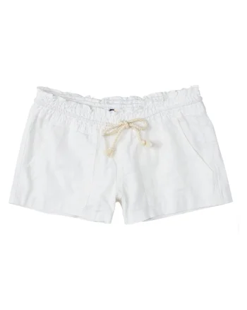 Pantaloni scurti Femei,  bumbac, alb,