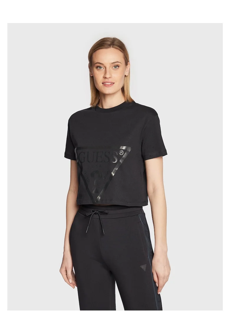 Tricou dama,  bumbac organic, negru