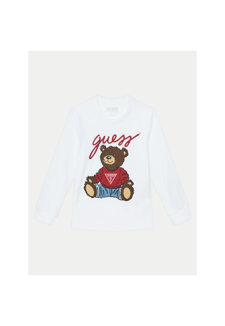 Bluza  pentru copii din bumbac, Alb