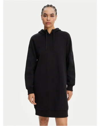 Rochie tricotata,  bumbac, negru