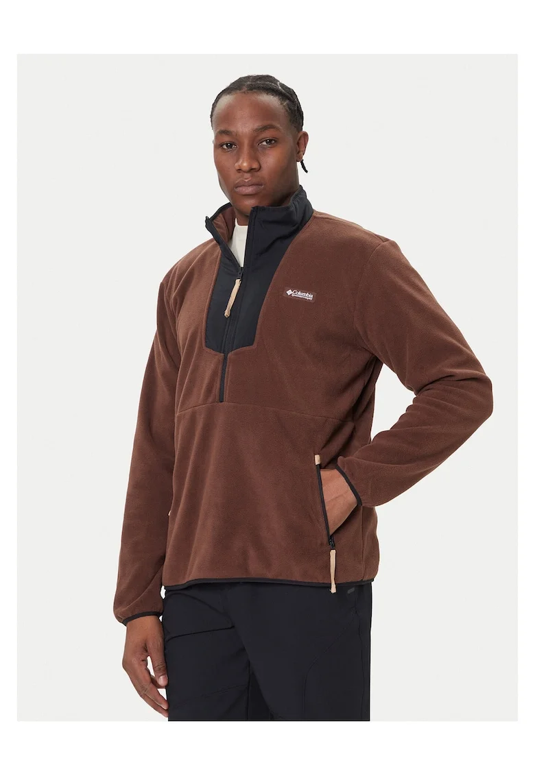 Bluza barbati,  poliester, maro
