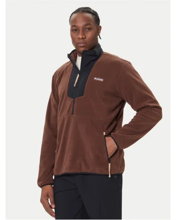 Bluza barbati,  poliester, maro
