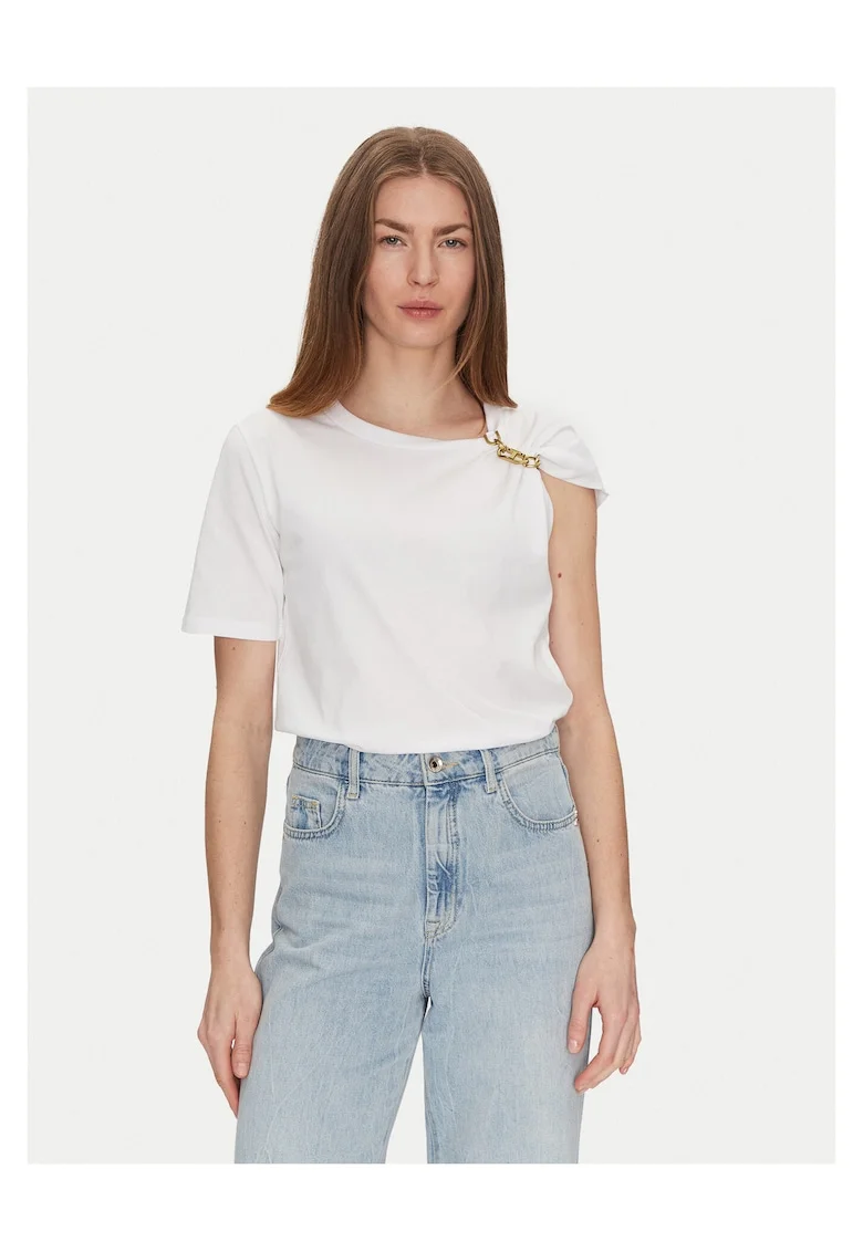 Tricou  bumbac alb, Alb