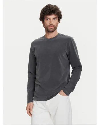 Bluza barbati Marc O'Polo din bumbac organic, Gri