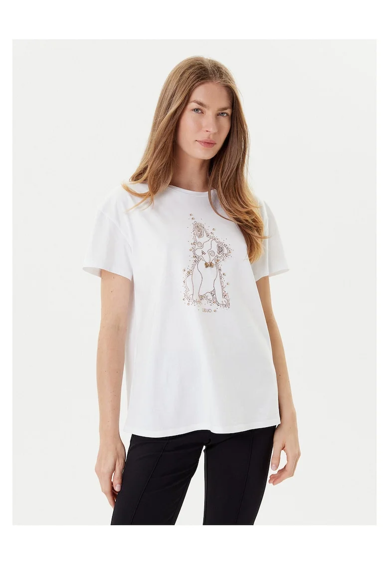 Tricou de dama  alb, Alb