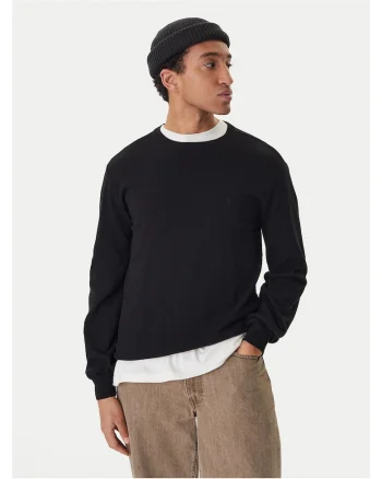 Pulover barbati,  bumbac/poliester, negru, Negru