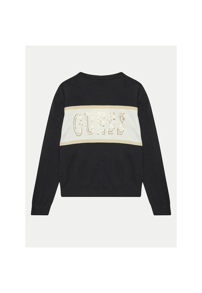 Cardigan copii,  negru, bumbac si poliamida