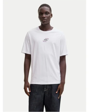 Tricou barbati,  bumbac organic, alb