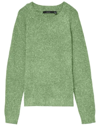 Pulover dama,  verde, poliester/elastan/nailon,