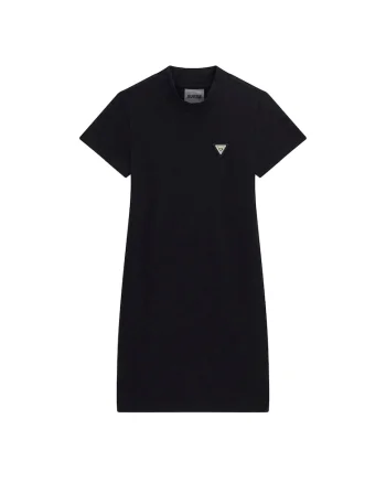 Rochie casual fete,  bumbac organic, Negru