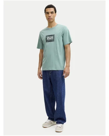 Tricou de Barbati,  din Bumbac organic, Turcoaz