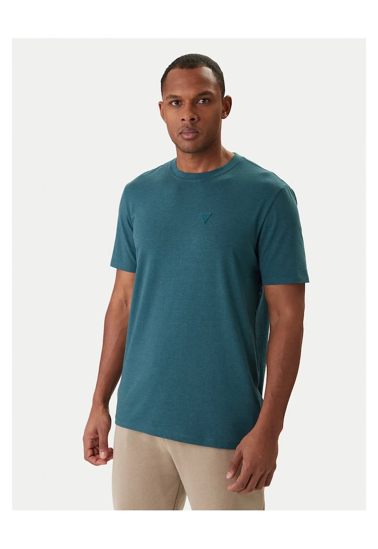 Tricou barbati,  verde, bumbac-modal-elastan
