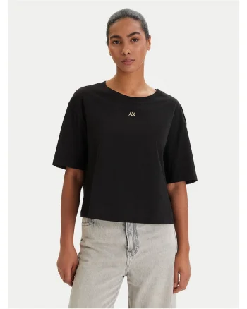 Tricou dama,  bumbac, negru,