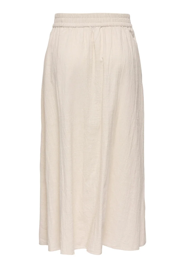 Fusta maxi  bumbac, bej, pentru femei,